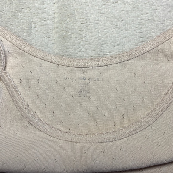 Baby Pink Brandy Melville Eyelet Tank Top - Picture 2 of 3